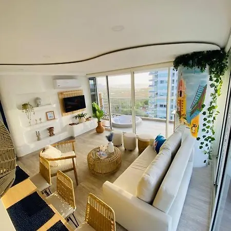 Apartamento Dominique Colonial De Lujo 1304 Con Jacuzzi En Balcon